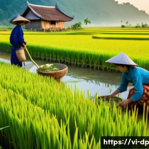 Home 32 생태 지혜란 무엇인가 - **Traditional Vietnamese Rice Civilization and Ecological Harmony**
A serene panoramic view of a...