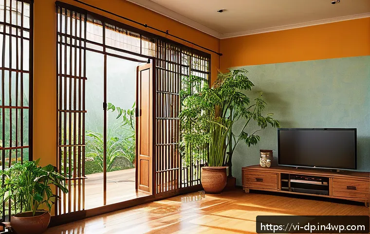 생태 지혜 실천 가이드 - A cozy Vietnamese family home interior during daytime showing energy-saving habits: a family member ...